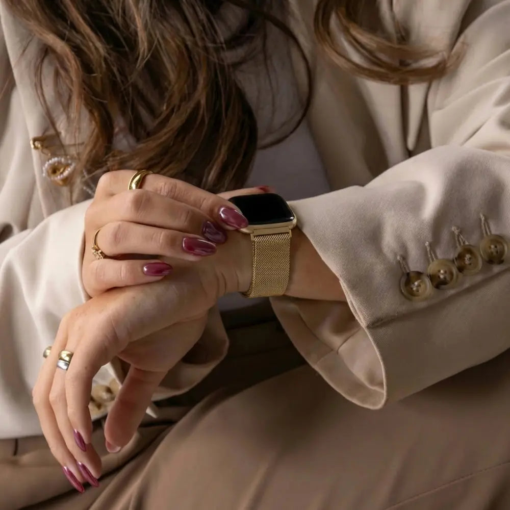 Fitbit Sense 2 Milanese Strap (Gold)