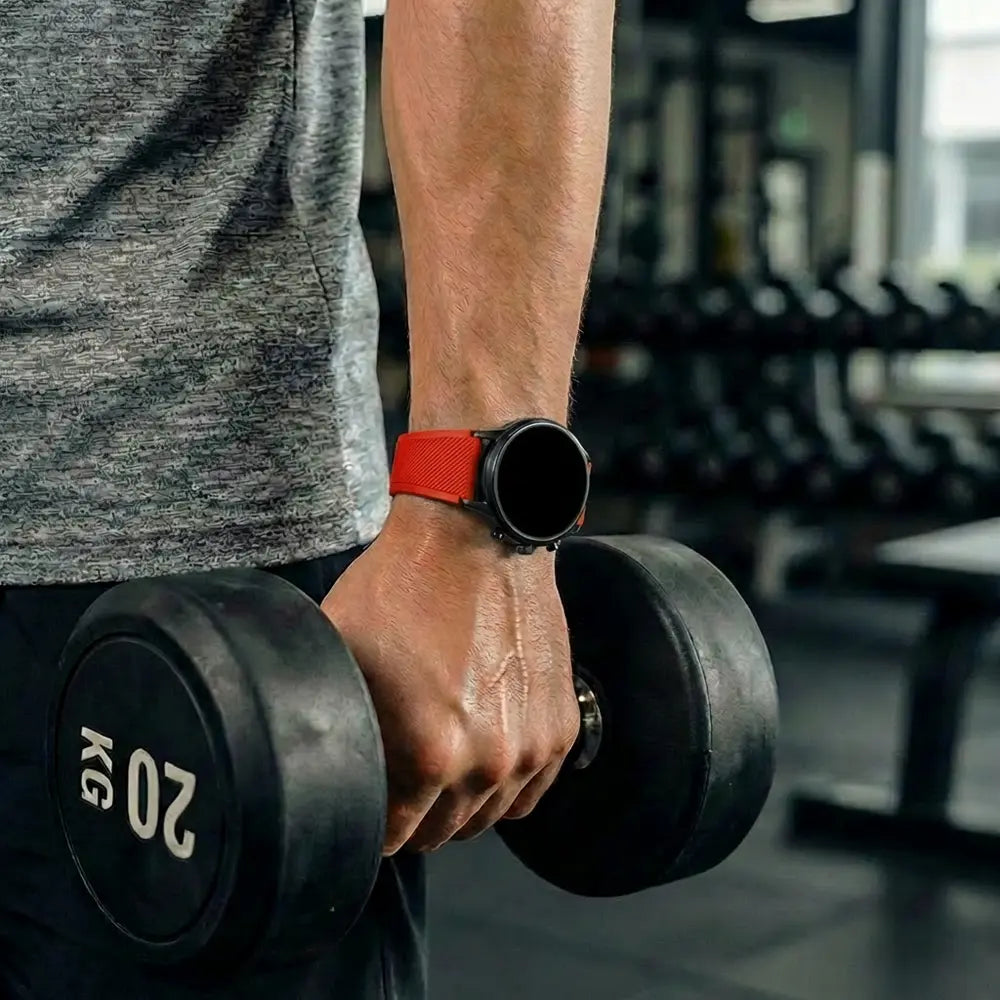 Fossil Gen 5 Silicone Strap (Red)