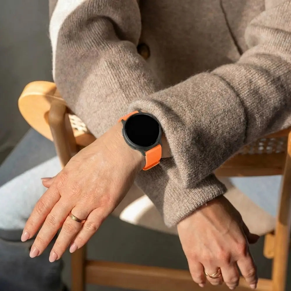 Garmin Venu 3 Silicone Classic Strap (Orange)