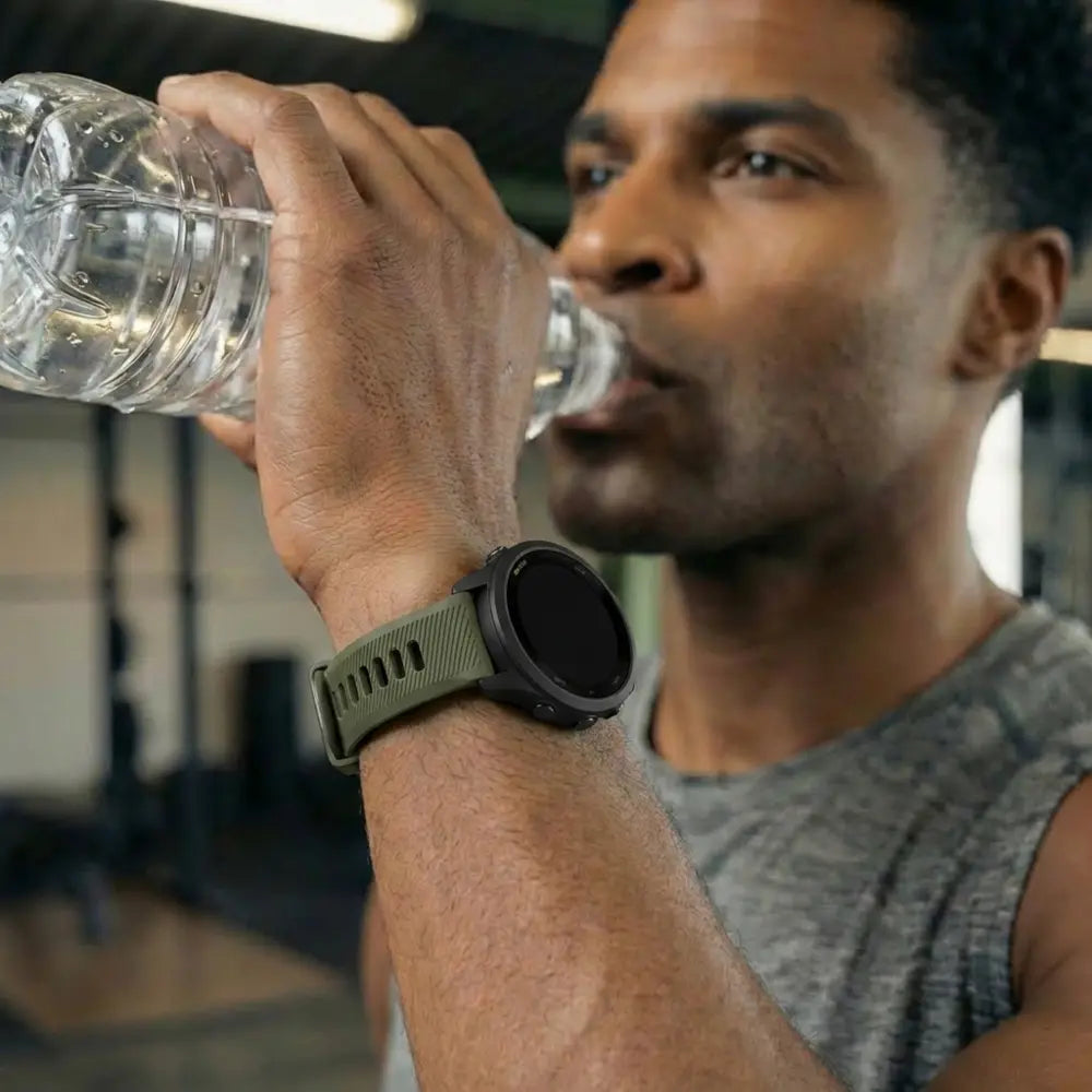 Garmin Forerunner 245 Sport Strap with Buckle (Olive/Black)