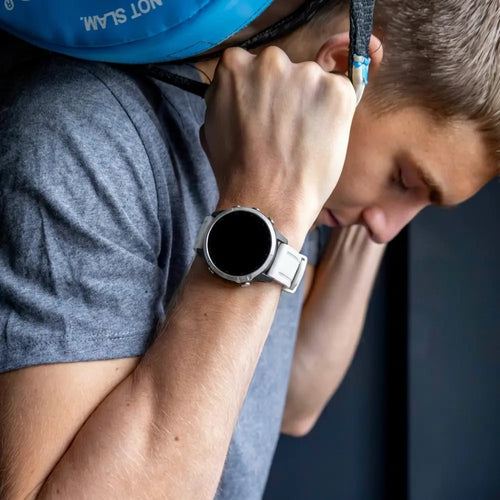 Garmin Fenix 7s Silicone Strap (White)