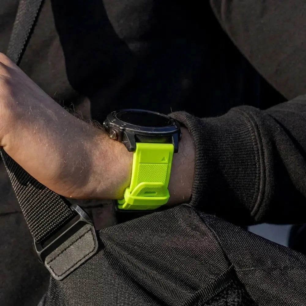 Garmin Fenix 5 (Plus)/6 (Pro) Silicone Strap (Light Green)