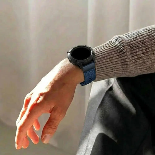 Garmin Fenix 5/6 Hybrid Nylon Strap (Blue)