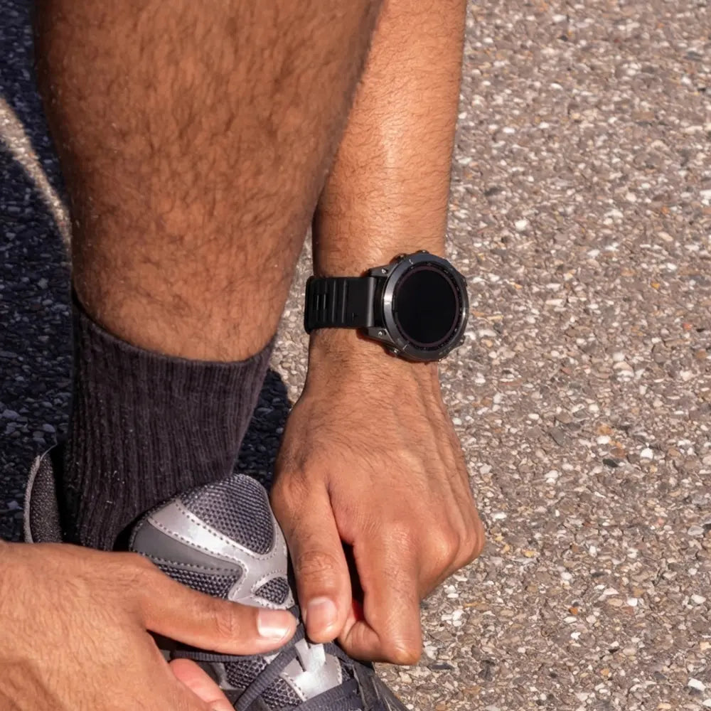 Garmin Fenix 5 / 6 Outdoor Silicone Strap (Black)
