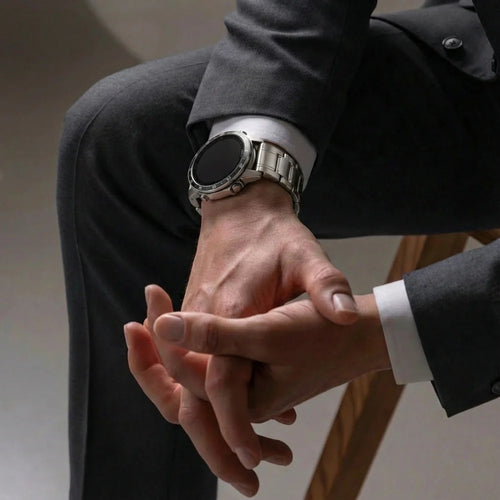 Garmin Instinct 3 - 45mm Premium Titanium Strap (Titanium)