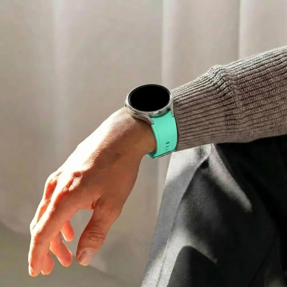 Samsung Galaxy Watch 4 40mm Silicone Strap Perfect Fit (Aqua)
