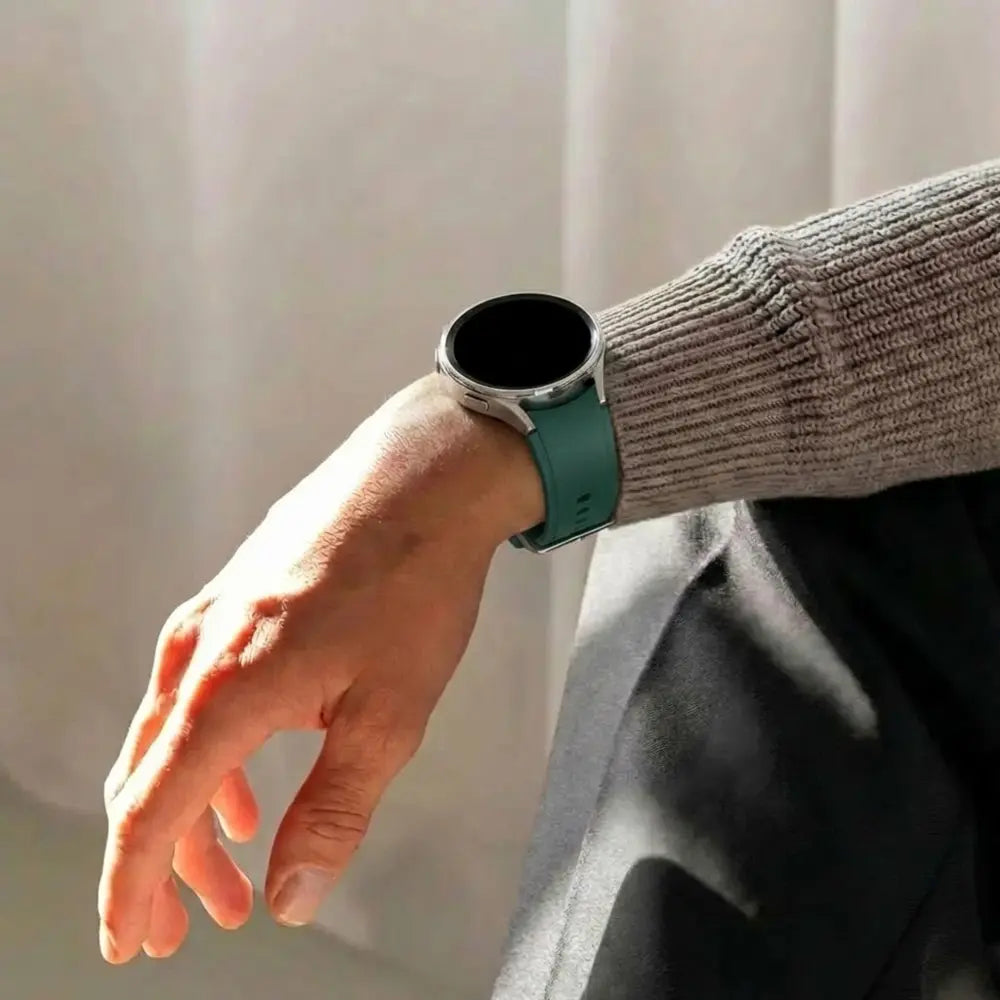 Samsung Galaxy Watch 6 Classic 47mm Silicone Strap Perfect Fit (Dark Green)