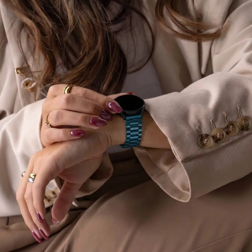 Samsung Galaxy Watch 5 40mm Steel Strap (Dark Green)