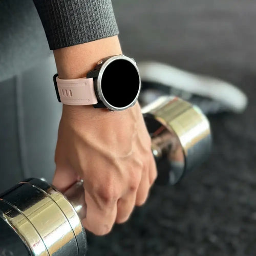 Garmin Fenix 5s / 6s siliconen bandje (lichtroze)