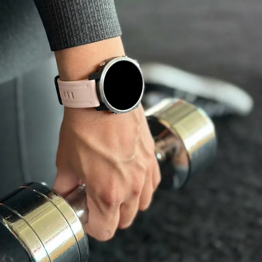 Garmin Fenix 5s / 6s siliconen bandje (lichtroze)