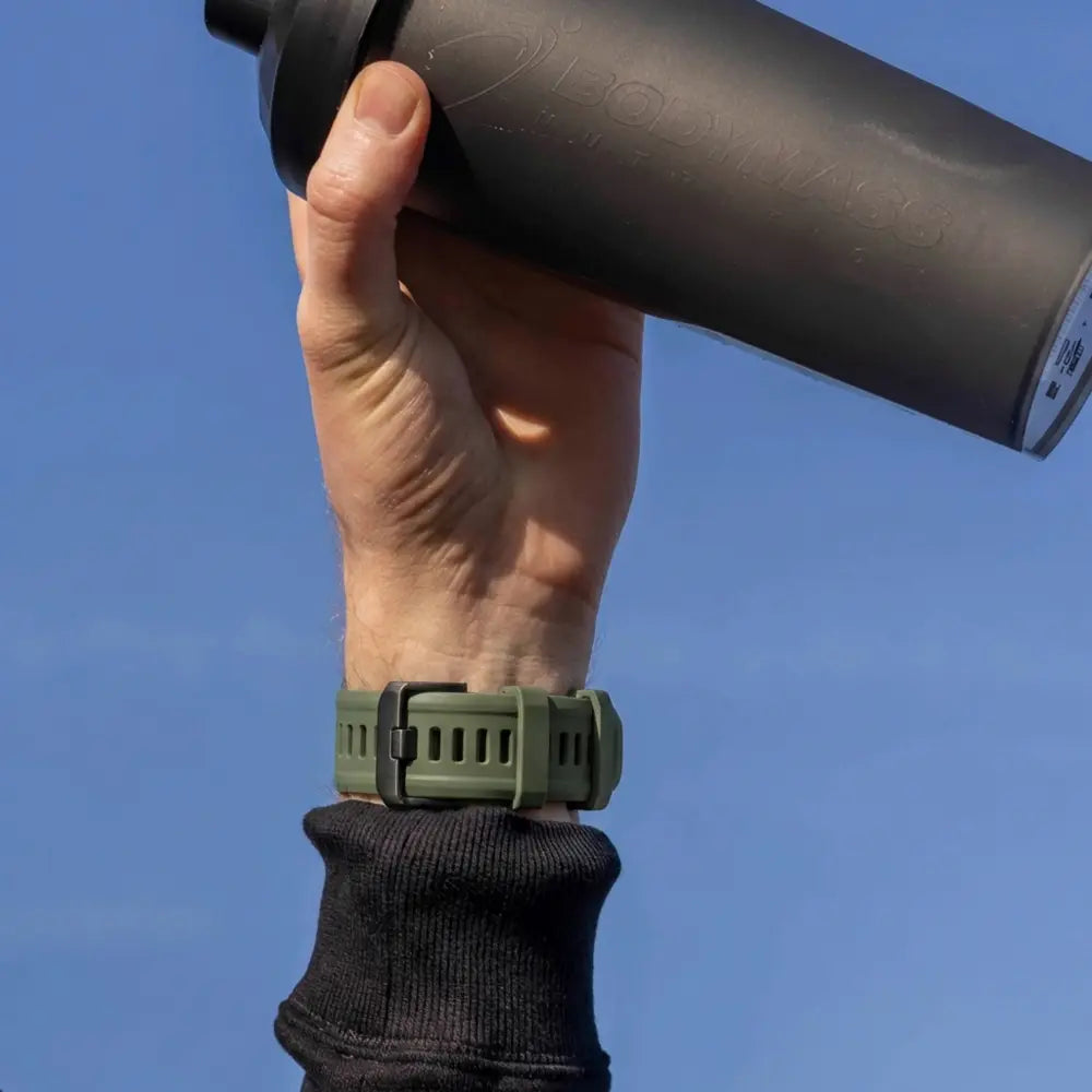 Garmin Instinct 3 - 45mm Sport Buckle Strap (Olive Green/Black)