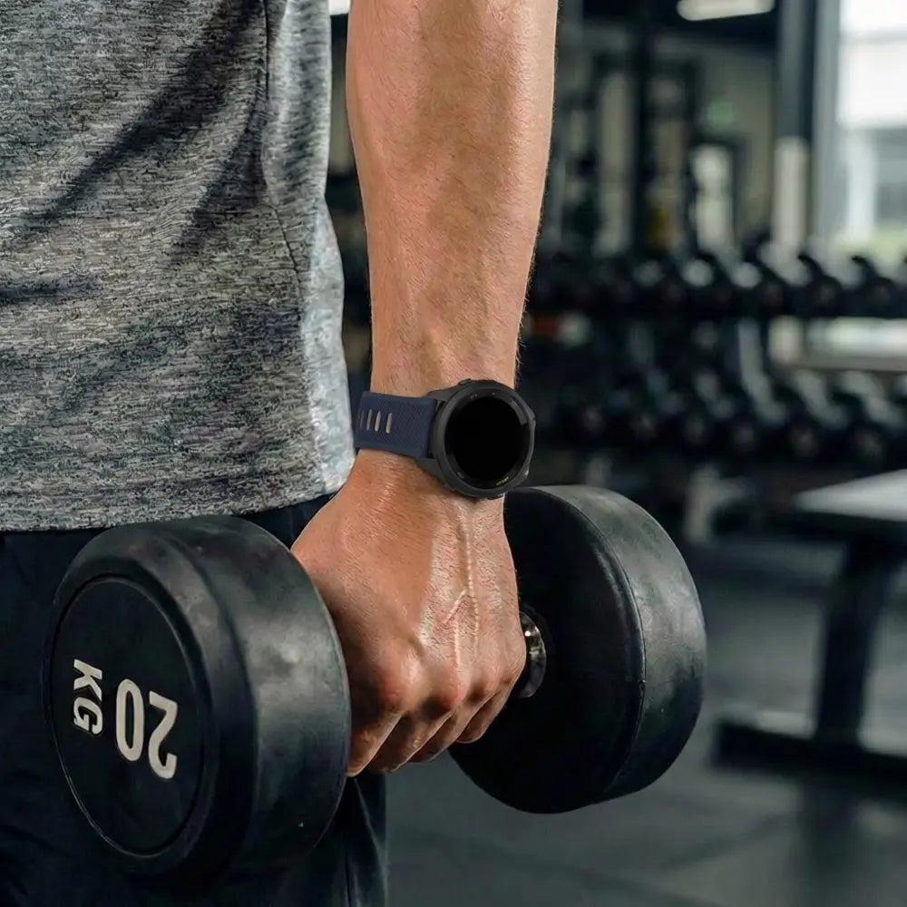 Garmin Venu 3 Sport Buckle Strap (Dark Blue-Beige)