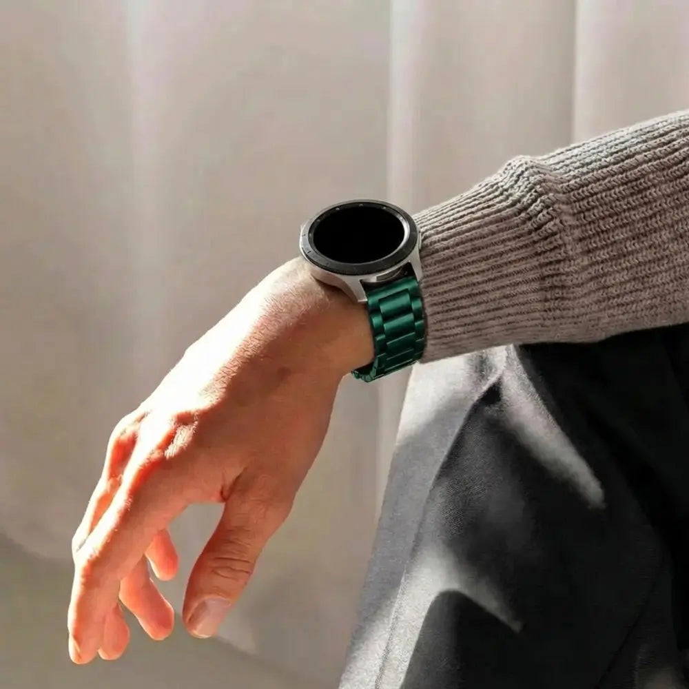 Garmin Venu 3 Steel Strap (Green)