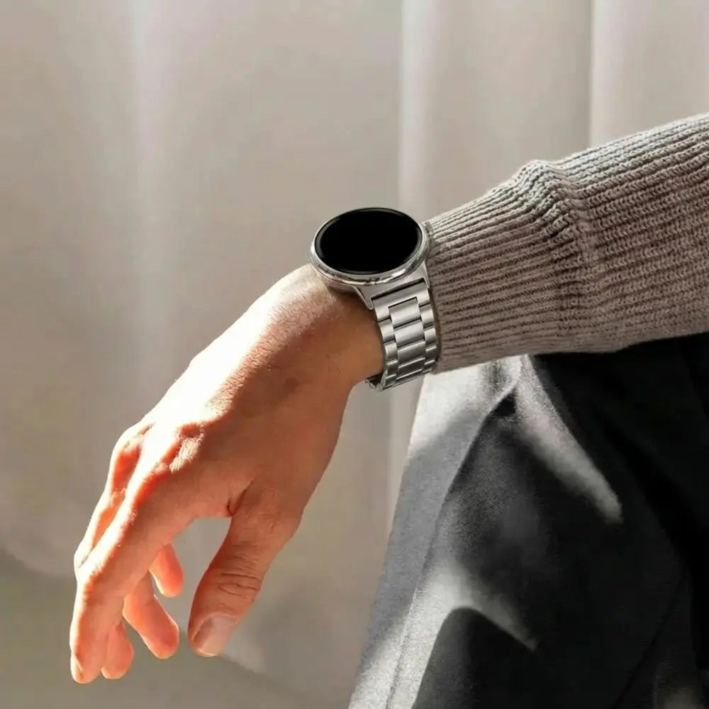 Google Pixel Watch 4 - 45mm stalen band (zilver)