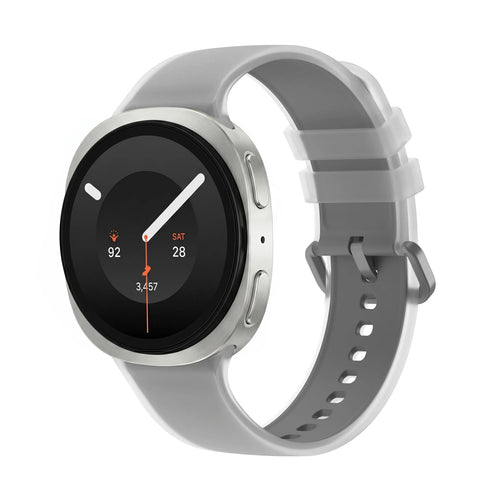Samsung Galaxy Watch 9 - 40mm Jelly Silicone Strap (Grey)