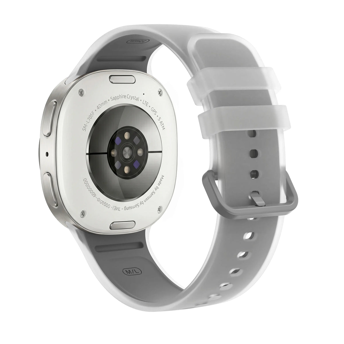 Samsung Galaxy Watch 8 - 40mm Jelly Silicone Strap (Grey)