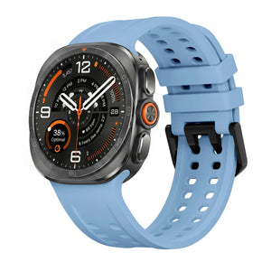 Samsung Galaxy Watch Ultra Silicone Strap (Grey-Blue)
