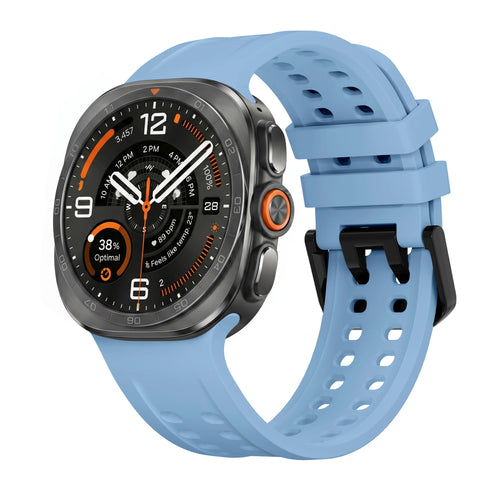 Samsung Galaxy Watch Ultra Silicone Strap (Grey-Blue)