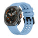 Samsung Galaxy Watch Ultra Silicone Strap (Grey-Blue)