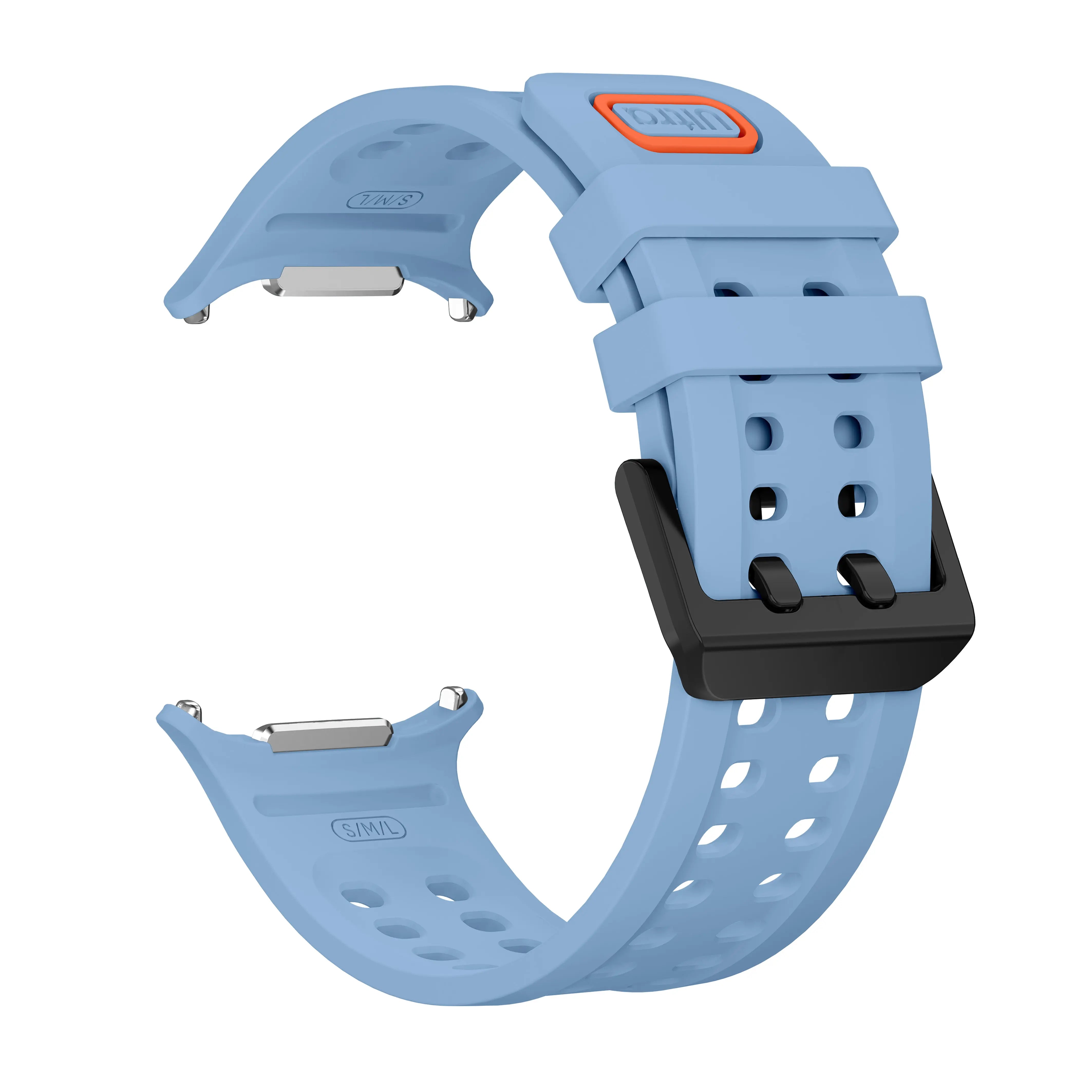 Samsung Galaxy Watch Ultra Silicone Strap (Grey-Blue)