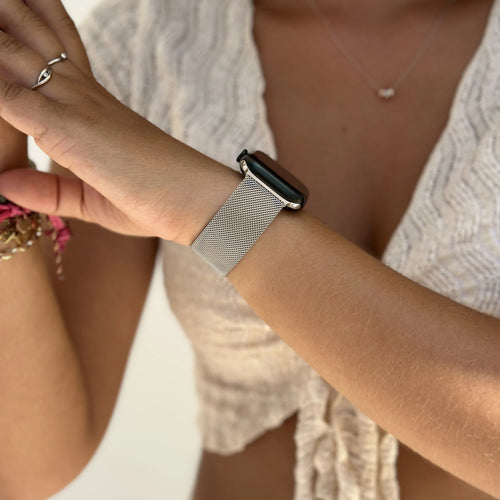 xoxo Wildhearts Apple Watch Milanese Strap (Starlight)