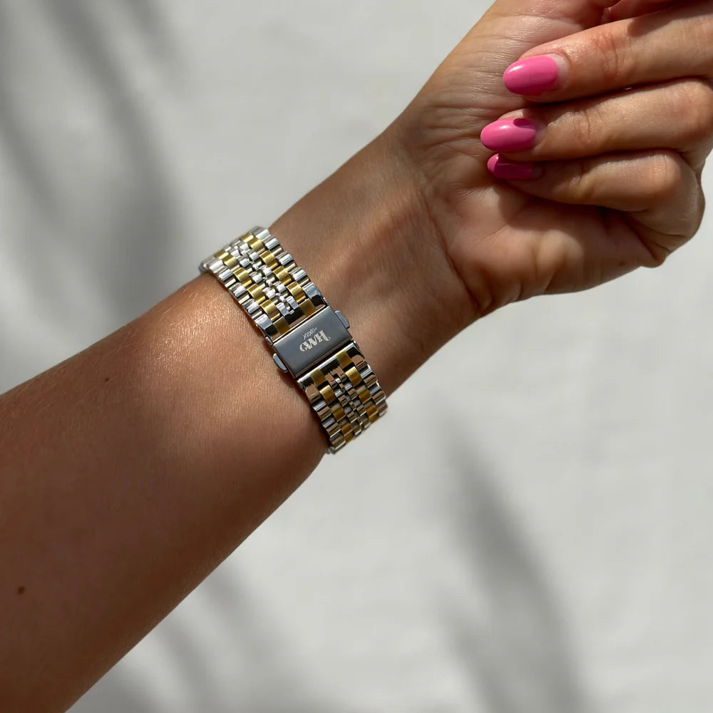 xoxo Wildhearts Apple Watch Steel Strap (Silver/Gold)