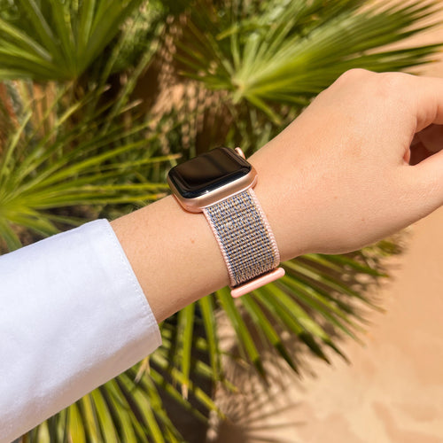 Apple Watch Ultra Nylon Strap (Soft Pink)