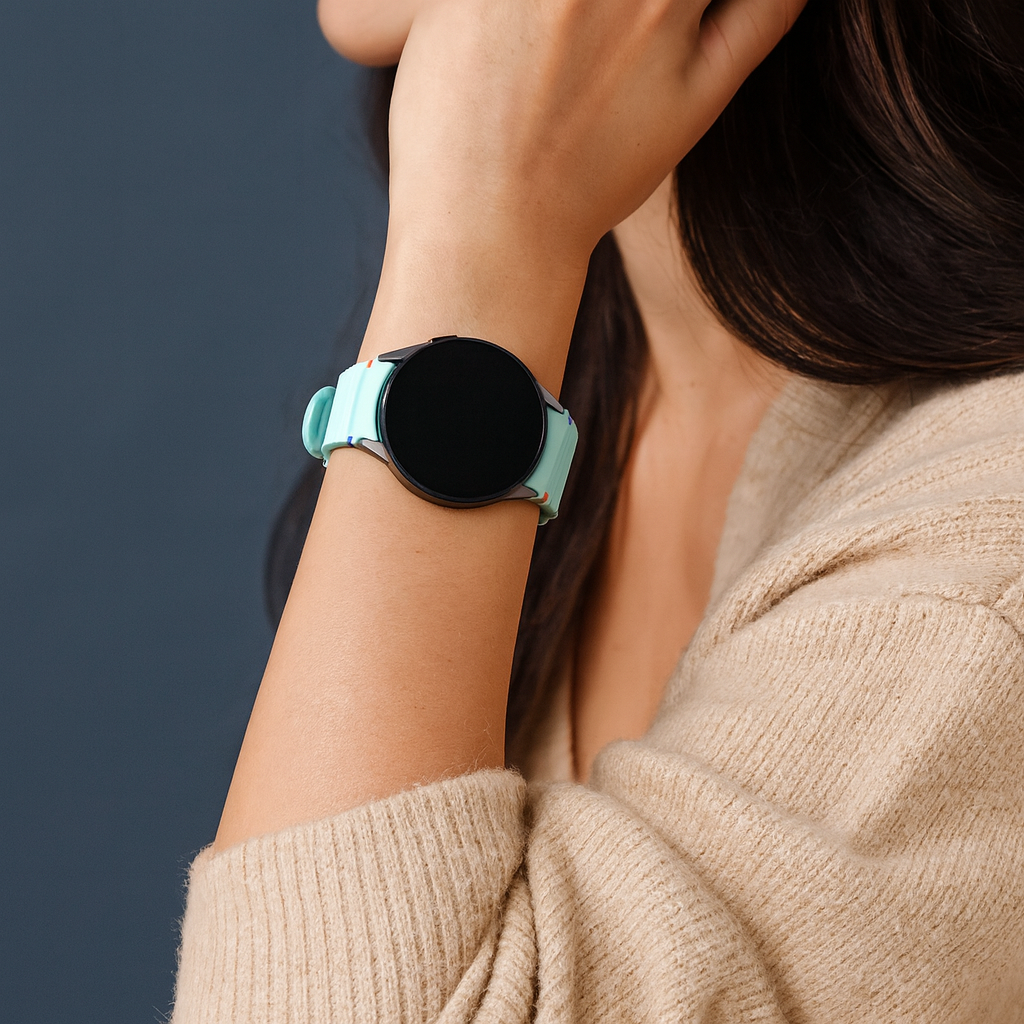 Samsung Galaxy Watch FE Wave Strap (Light Green)