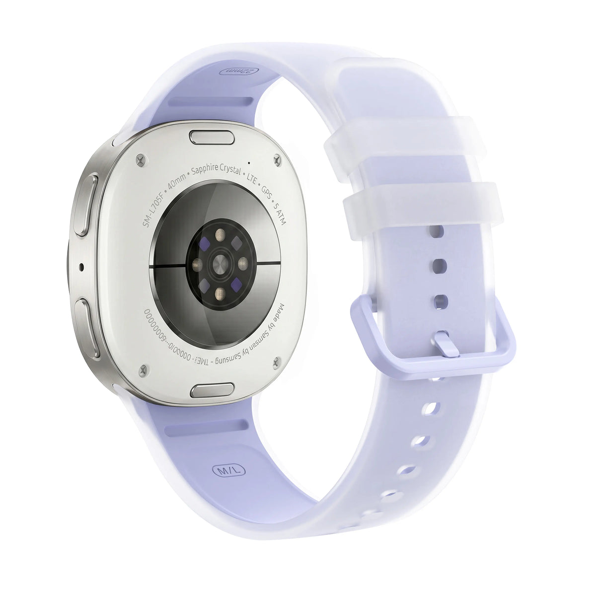 Samsung Galaxy Watch 9 - 40mm Jelly Silicone Strap (Lilac)