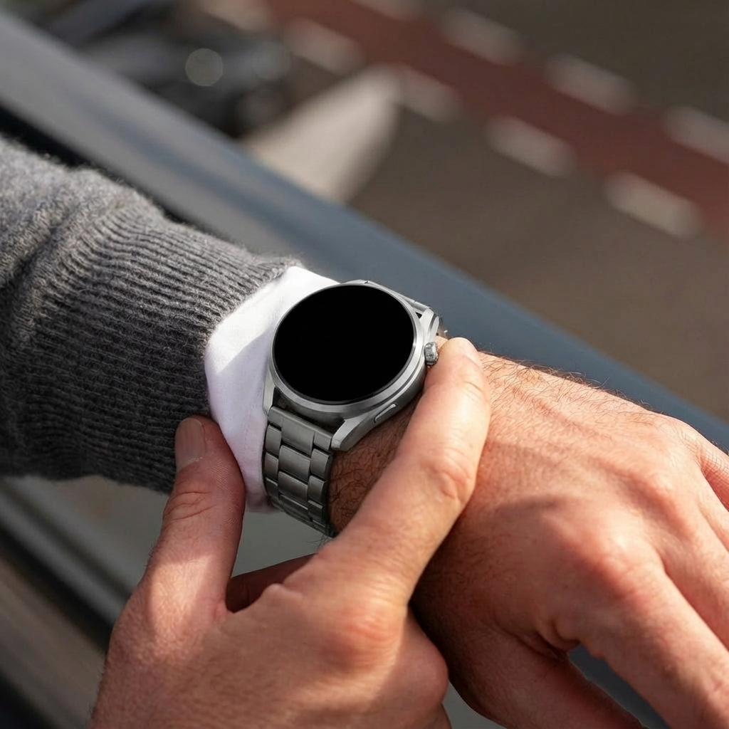 Xiaomi Mi Watch 'One Push' Titanium Strap (Graphite)