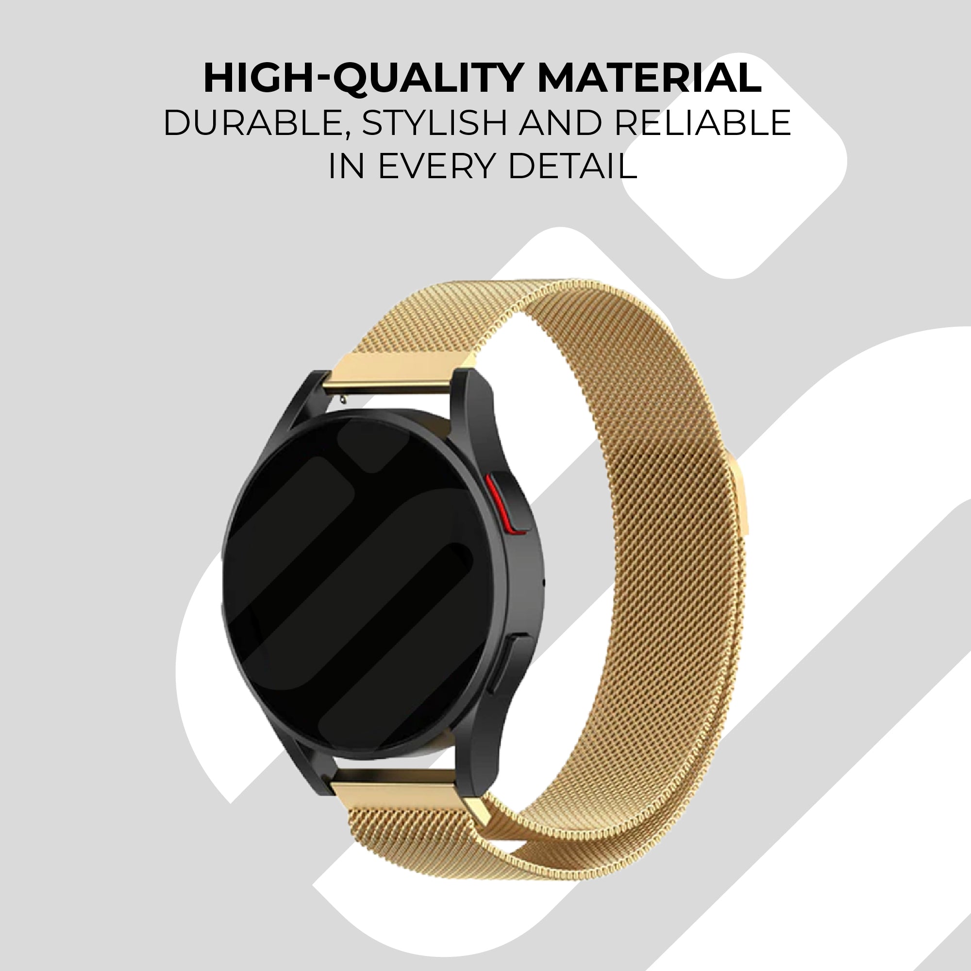 Samsung Galaxy Watch 4 Classic 46mm Milanese Strap (Gold)