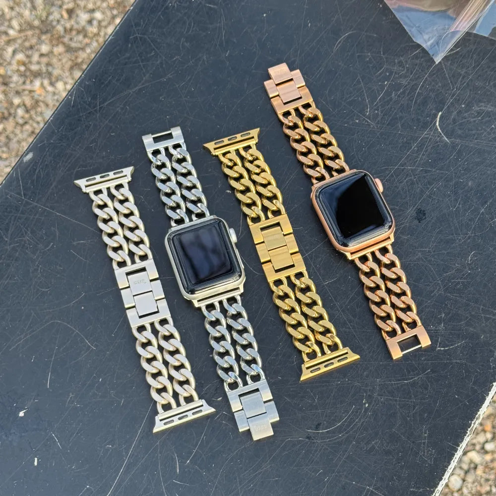 xoxo Wildhearts Apple Watch Steel Strap - Chain strap (Rose Gold)