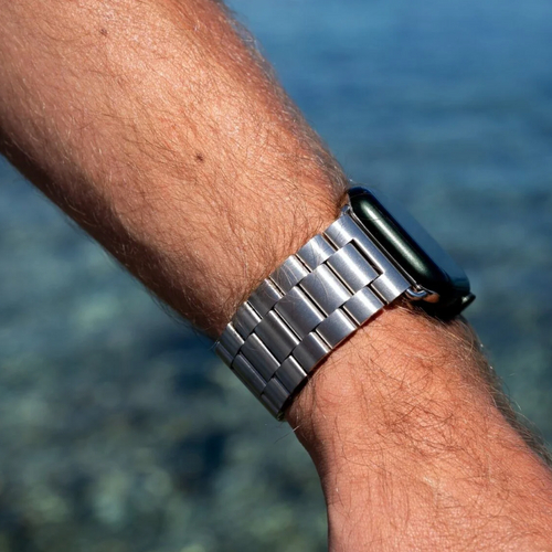 Apple Watch Steel Strap (Silver)
