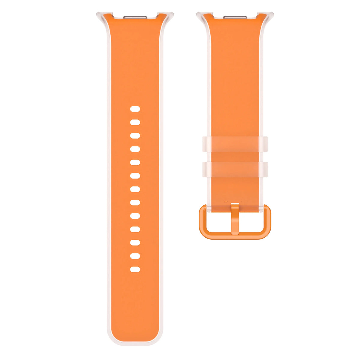 Samsung Galaxy Watch 9 - 40mm Jelly Silicone Strap (Orange)