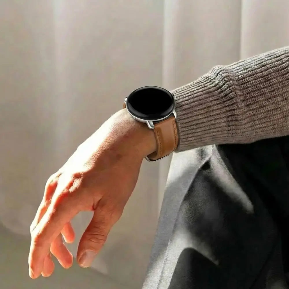 Google Pixel Watch 3 - 41mm Leather Strap (Brown)