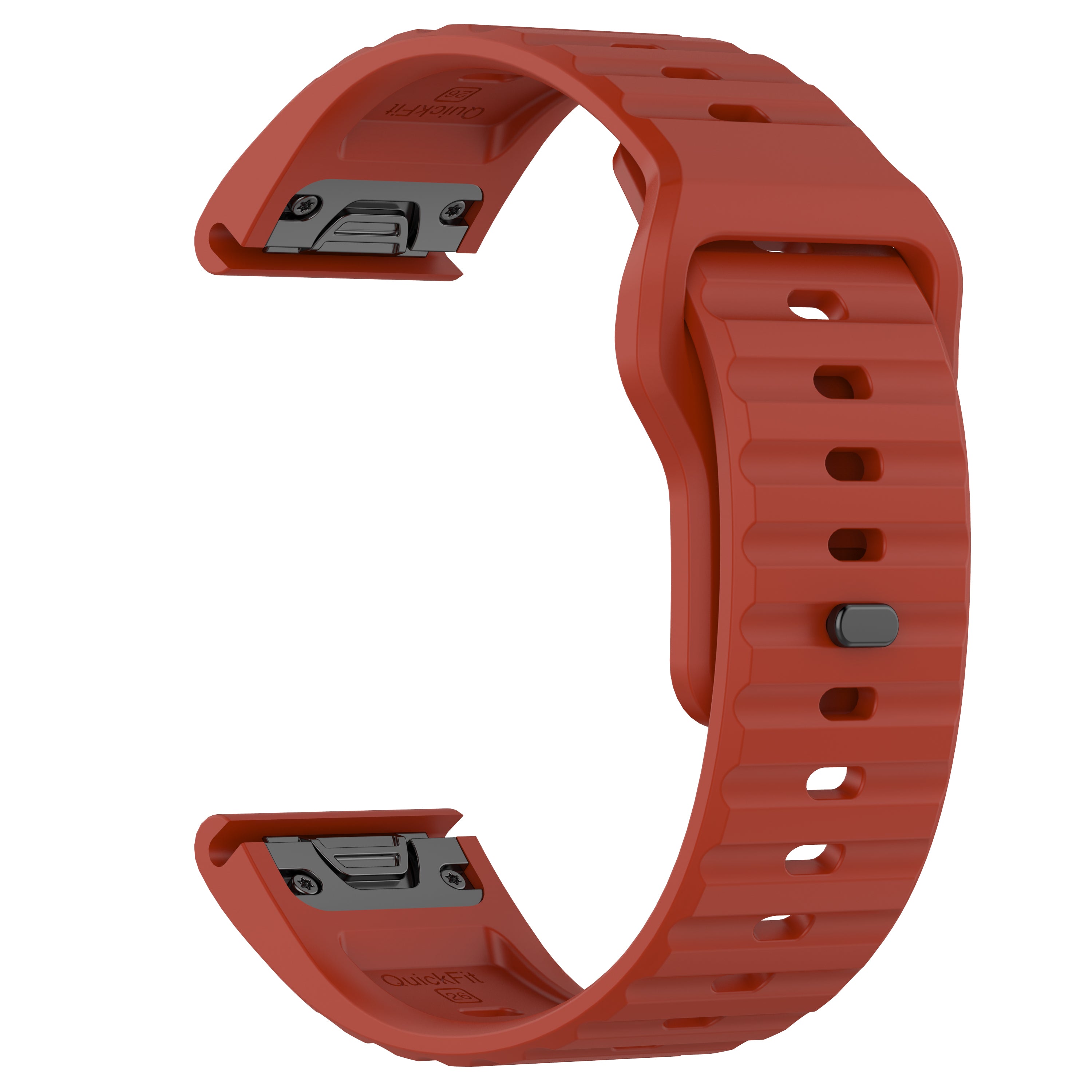 Garmin Tactix 8 - 47mm Outdoor Silicone Strap (Red)