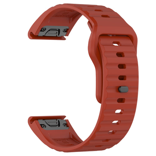 Garmin MARQ Outdoor Silicone Strap (Red)