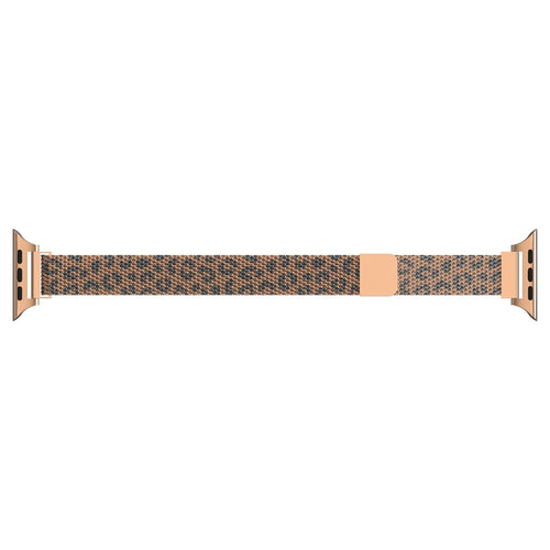 Apple Watch Slim Milanese Strap (Rose Gold Leopard)