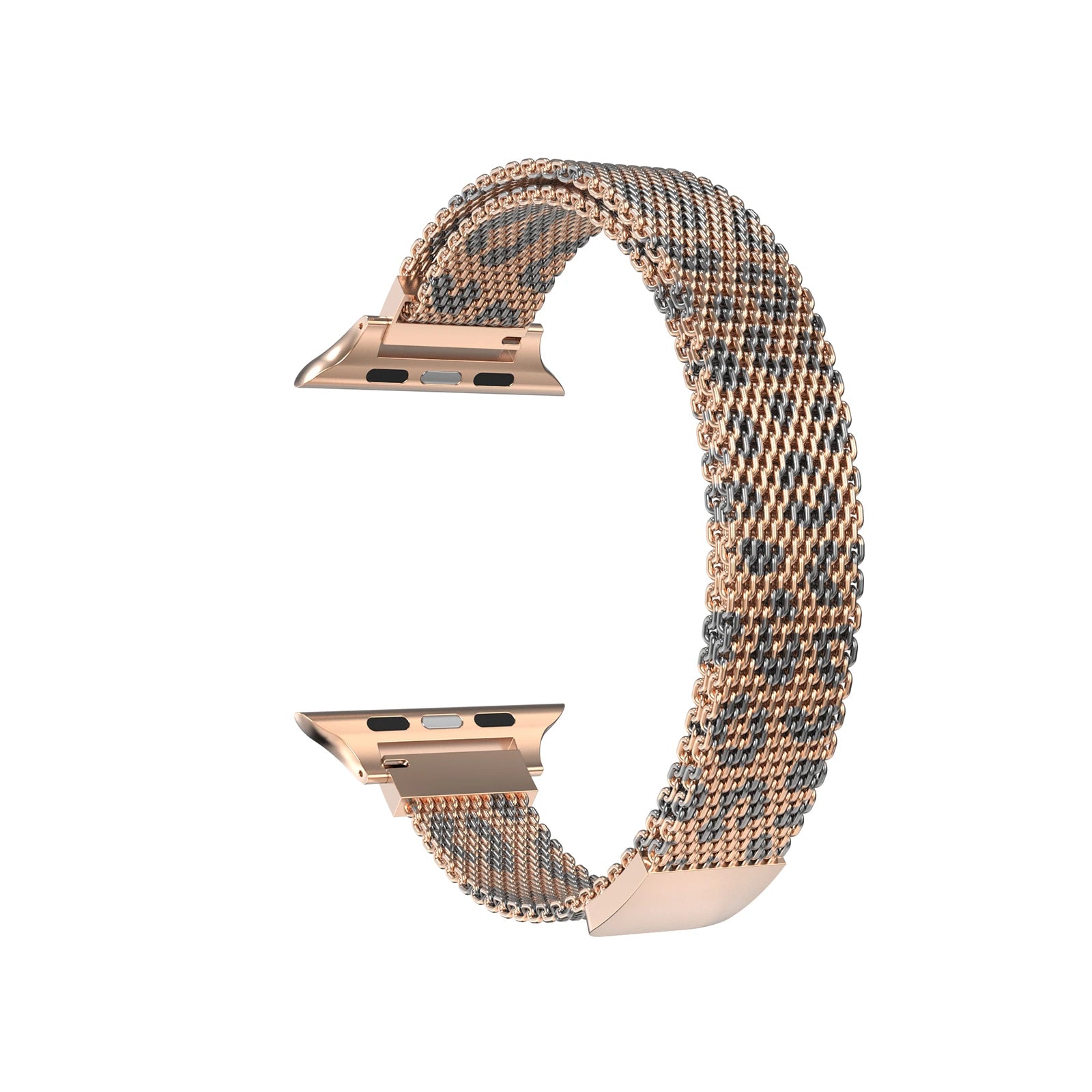 Apple Watch Slim Milanese Strap (Rose Gold Leopard)