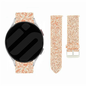 Amazfit Bip 3 (Pro) Glitter Leather Strap (Rose Gold)