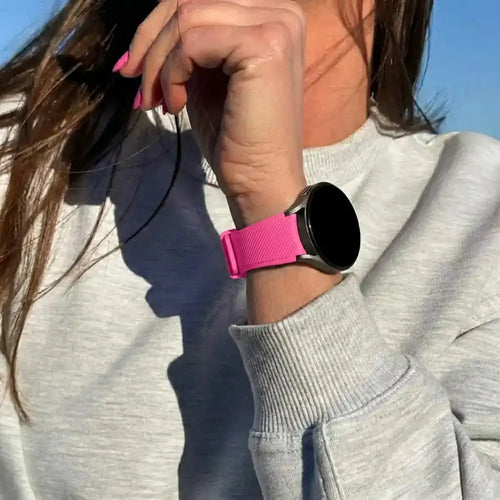 Samsung Galaxy Watch Active Silicone Strap (Brght Pink)