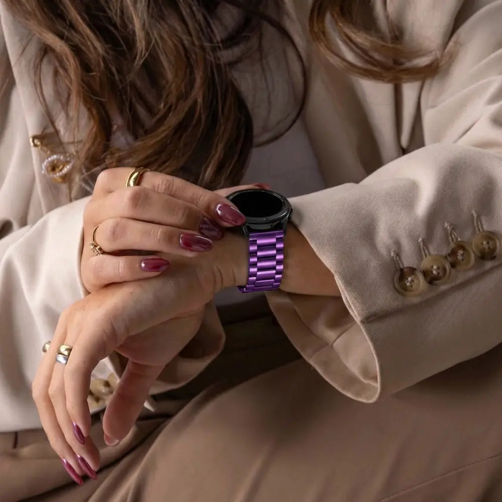 Amazfit GTS 4 Steel Strap (Purple)
