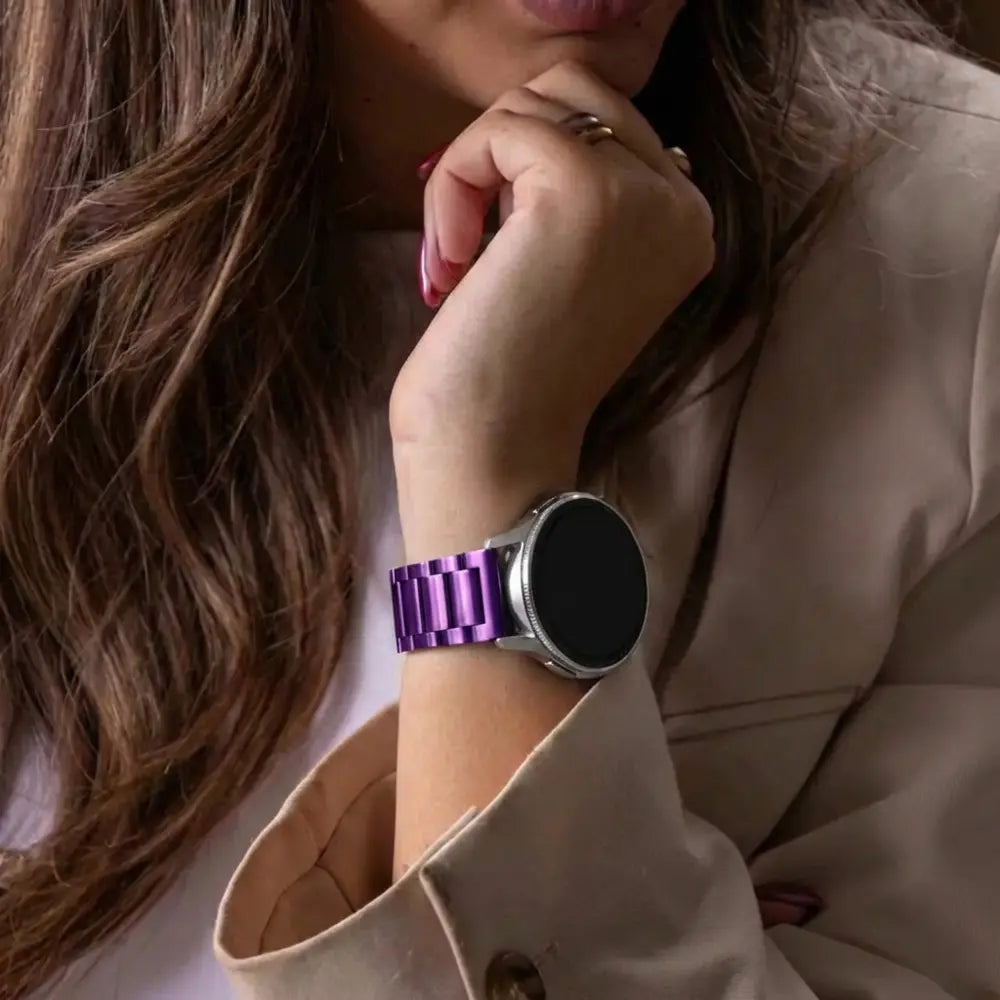 Amazfit GTS 4 Steel Strap (Purple)