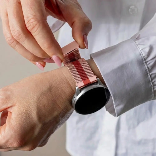 Samsung Galaxy Watch 42mm Milanese Strap (Red/Pink)