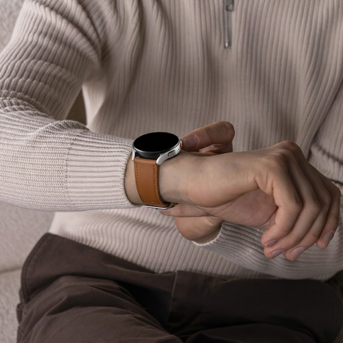 Fossil Gen 6 44mm Modern Leather Strap (Brown)