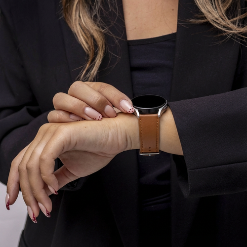 Fossil Gen 6 44mm Modern Leather Strap (Brown)