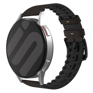 Coros Apex 2 Leather / Silicone Strap (Brown)