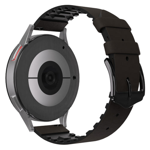 Withings Steel HR - 40mm Leather / Silicone Strap (Brown)