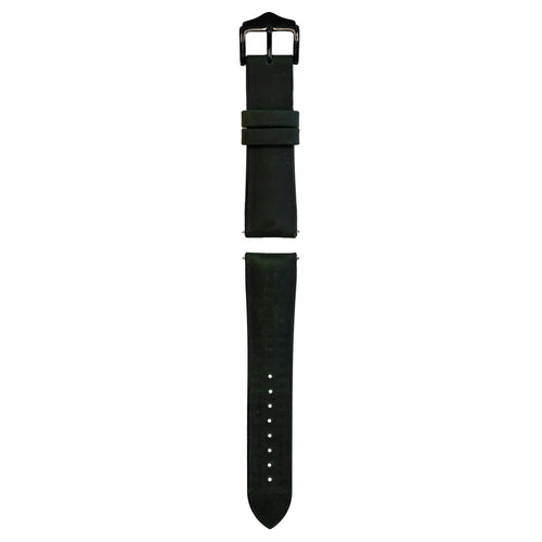 Coros Apex 2 Leather / Silicone Strap (Green)