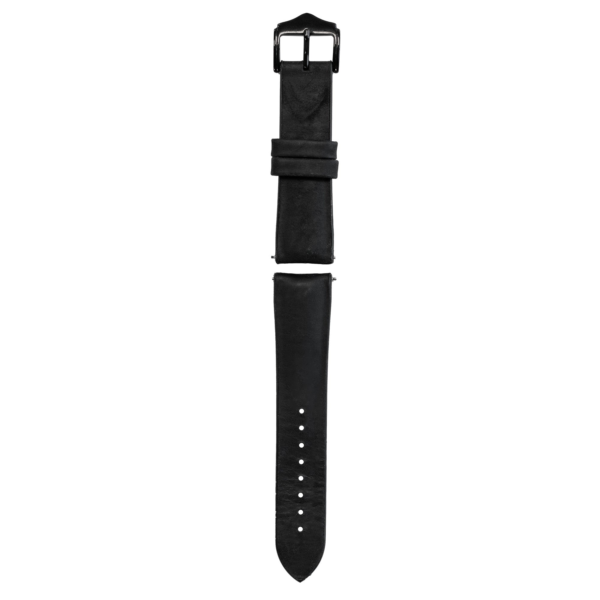 Coros Apex 42mm Leather / Silicone Strap (Black)